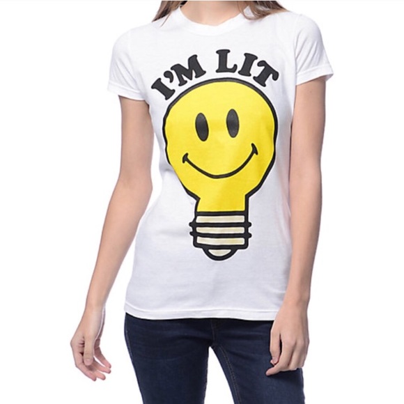 Zumiez Tops - 3 for $20! I’m Lit Party Tee